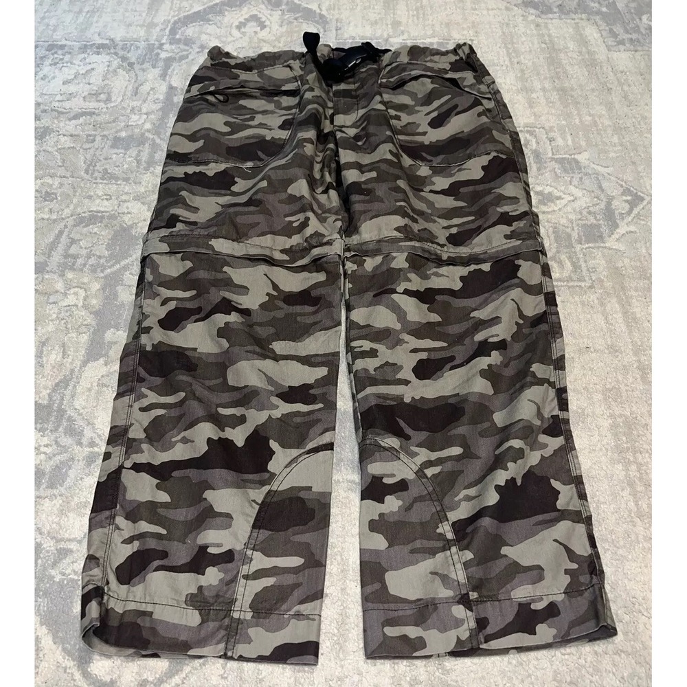 Tahoe River Outfitters Men Camo Beige Outdoor Convertable Pants Shorts sz 40